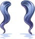 Costume Loose Wave Twin Blue
