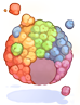 Costume Rainbow Popcorn