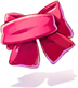 Costume Large Ribbon Muffler (Red)