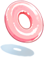 Costume Strawberry Donut in Mouth