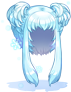 Costume Snow Ice Hair