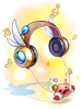 Costume King Melon Headphones