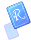 Blue R Card