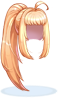 Costume Ponytail Hair (Yellow)