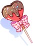 Costume Heart Stick Chocolate