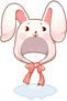 Costume Love Rabbit Hood (Upper)