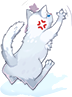 Costume Scratching Cat