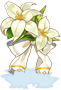 Costume White Lily