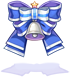 Costume Back Ribbon Bell (Blue)