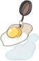 Costume Fried Egg Hat