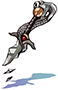 Snake Shape Dagger Piece