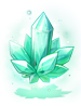 Teal Illusion Stone