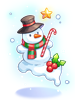 Costume Snowman Hat