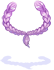 Costume Pigtails Half Up(Purple)