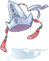 Costume White Musang Hat