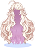 Costume Wild Long Hair (White)