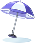 Costume Fluffy Parasol
