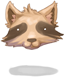 Costume Raccoon Hat
