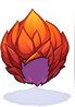 Costume Red Strong Hair