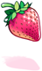Costume Strawberry in Mouth