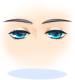 Costume Blinking Small Eyes
