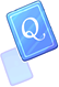 Blue Q Card