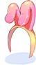 Rabbit Hairband (Peach)