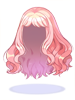 Costume Fluffy Semi-Long Hair(Cherry Blossom)