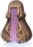 Costume Silky Long Hair (Black)