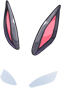 Costume Black Rabbit Ears