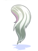 Costume Straight Pony White