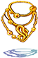 Glittering Snake Shape Rosary