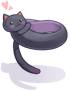 Costume Warm Black Cat Muffler