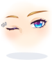 Costume Blinking Blue Eyes