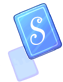 Blue S Card