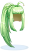 Costume Ponytail Hair (Green)