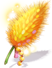 Exquisite Yellow Foxtail Model