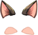 Costume Wickebine's Black Cat Ears
