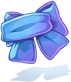 Costume Giant Bow Scarf (Blue)
