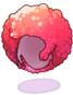 Costume Red Afro Wig