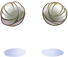 Costume Hair in a Bun(White)