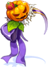 Costume Gothic Pumpkin Head