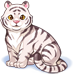 Costume Tiger (White)