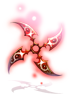 Adulter Fides Cross-Shaped Huuma Shuriken