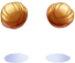 Costume Hair in a Bun(Yellow)