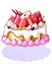 Strawberry Cream Cake