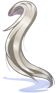 Costume Long Pony(White)