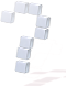 Costume Silver Question Mark
