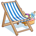 Costume Blue Sunbed