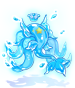 Costume Aqua Fin Decoration
